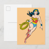 Wonder Woman Run Briefkaart (Voorkant / Achterkant)