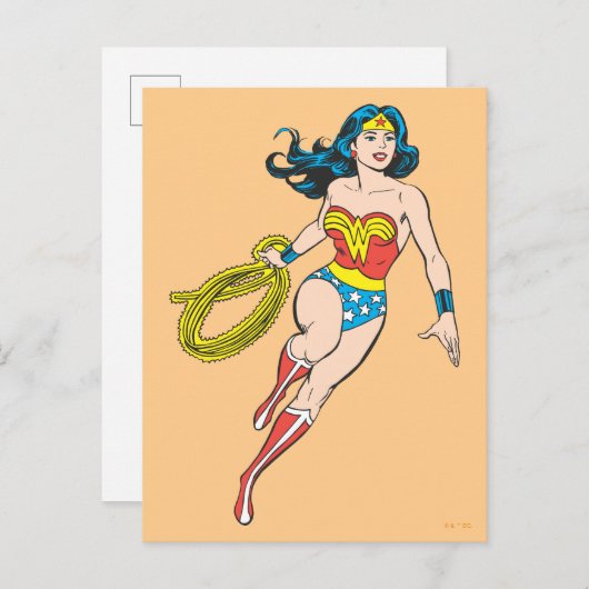 Wonder Woman Run Briefkaart (Voorkant / Achterkant)