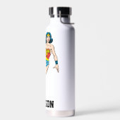 Wonder Woman Run | Jouw namen toevoegen Waterfles (Links)