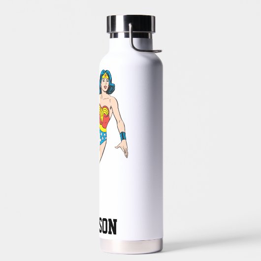 Wonder Woman Run | Jouw namen toevoegen Waterfles (Links)
