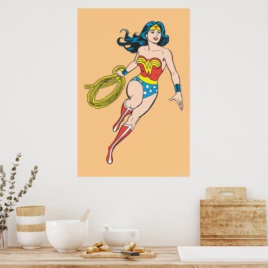 Wonder Woman Run Poster (Keuken)