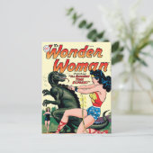 Wonder Woman Runaway Time Express Briefkaart (Staand voorkant)