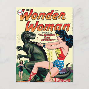 Wonder Woman Runaway Time Express Briefkaart