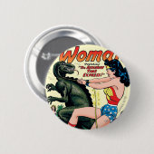 Wonder Woman Runaway Time Express Ronde Button 5,7 Cm (Voorkant /achterkant)