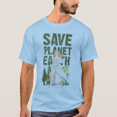 Wonder Woman Save Planet Earth T-shirt (Voorkant)