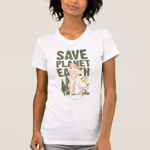 Wonder Woman Save Planet Earth T-shirt
