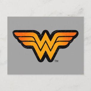 Wonder Woman   Seasoneel geïnspireerde Logo Briefkaart