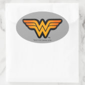 Wonder Woman | Seasoneel geïnspireerde Logo Ovale Sticker (Tas)