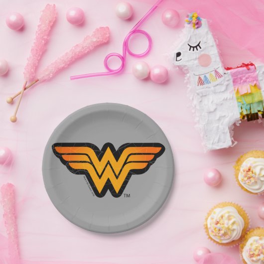 Wonder Woman | Seasoneel geïnspireerde Logo Papieren Bordje (Feest)