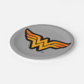 Wonder Woman | Seasoneel geïnspireerde Logo Papieren Bordje (Gekanteld)