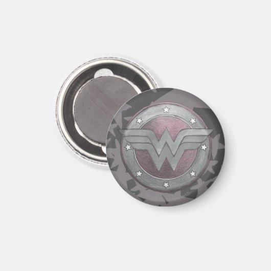 Wonder Woman Shield Pattern Magneet (Voorkant / Achterkant)