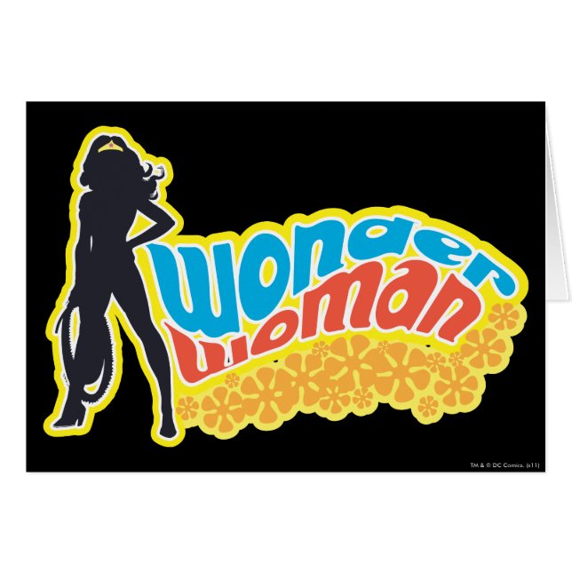 Wonder Woman Silhouette (Voorkant Horizontaal)