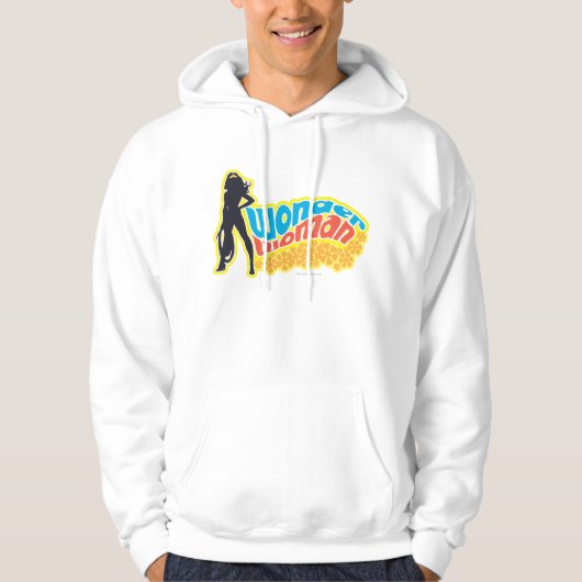 Wonder Woman Silhouette Hoodie (Voorkant)