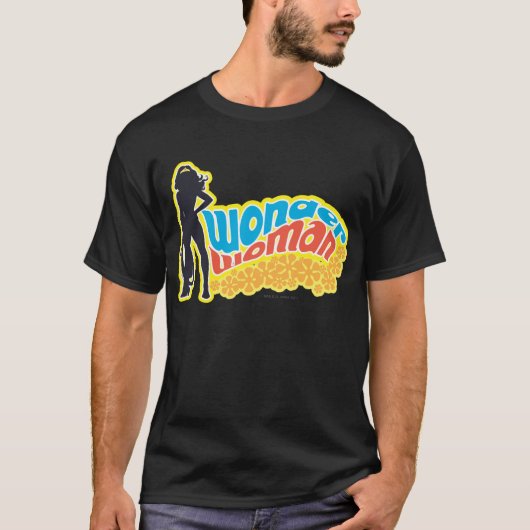 Wonder Woman Silhouette T-shirt (Voorkant)