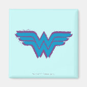 Wonder Woman Spray Paint Logo Magneet (Voorkant)