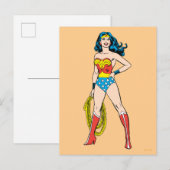 Wonder Woman Standing Briefkaart (Voorkant / Achterkant)