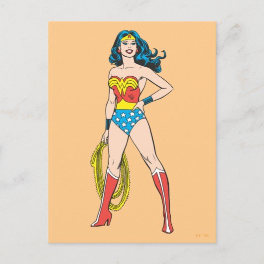 Wonder Woman Standing Briefkaart (Voorkant)