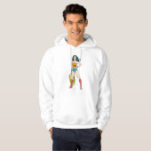 Wonder Woman Standing Hoodie (Voorkant volledig)