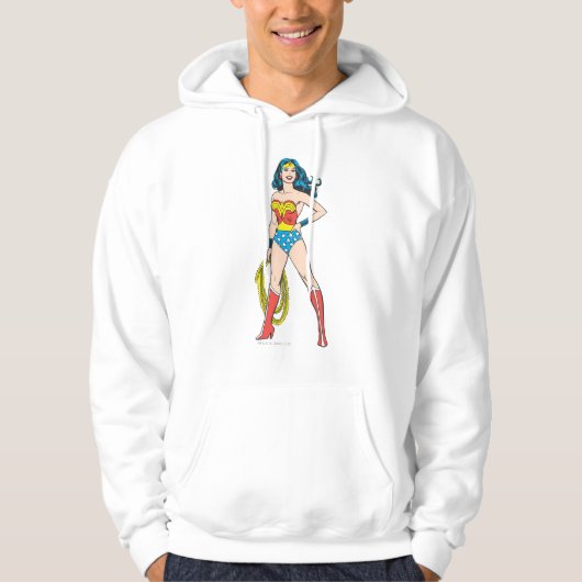 Wonder Woman Standing Hoodie (Voorkant)