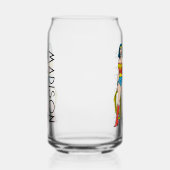 Wonder Woman Standing | Jouw namen toevoegen Blikvorm Glas (Links)
