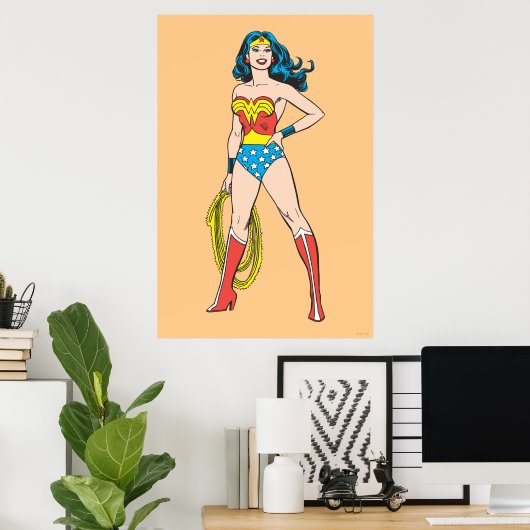 Wonder Woman Standing Poster (Thuiskantoor)