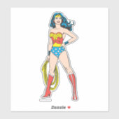 Wonder Woman Standing Sticker (Vel)