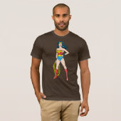 Wonder Woman Standing T-shirt (Voorkant volledig)
