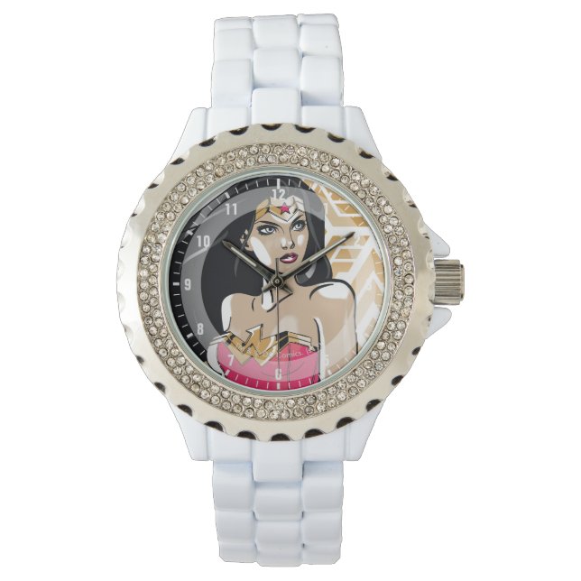 Wonder Woman Sterkte Horloge (Voorkant)