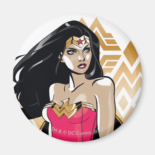 Wonder Woman Sterkte Magneet (Voorkant)