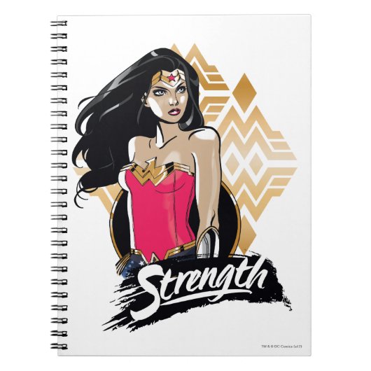 Wonder Woman Sterkte Notitieboek (Voorkant)