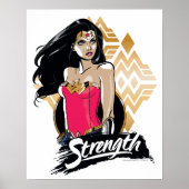 Wonder Woman Sterkte Poster (Voorkant)