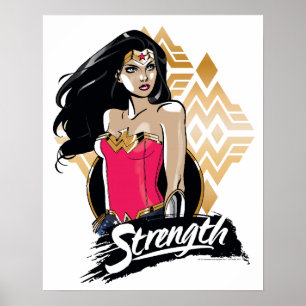 Wonder Woman Sterkte Poster