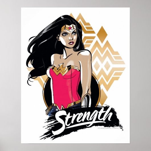 Wonder Woman Sterkte Poster (Voorkant)