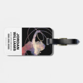 Wonder Woman Sunset Sky Silhouette Bagagelabel (Achterkant horizontaal)