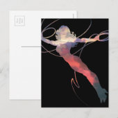 Wonder Woman Sunset Sky Silhouette Briefkaart (Voorkant / Achterkant)
