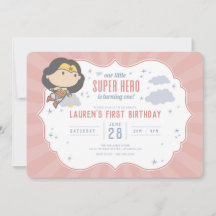 Wonder Woman | Super Hero First Birthday