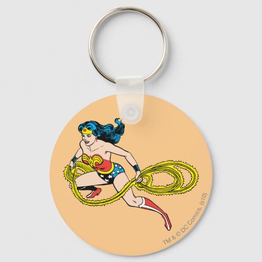 Wonder Woman Swingelt Lasso links Sleutelhanger (Voorkant)