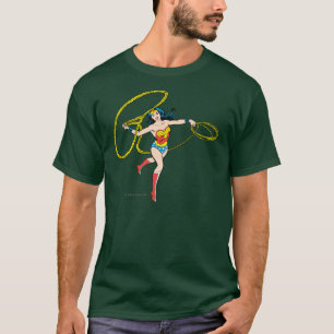Wonder Woman Swinging Lasso T-shirt