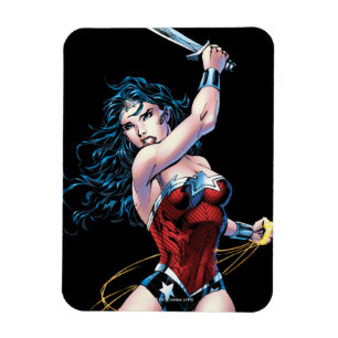Wonder Woman Swinging Sword Magneet