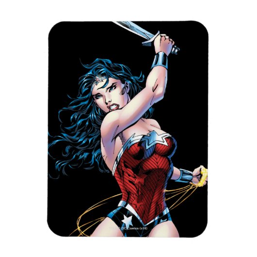 Wonder Woman Swinging Sword Magneet (Verticaal)