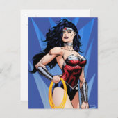 Wonder Woman & Sword Briefkaart (Voorkant / Achterkant)