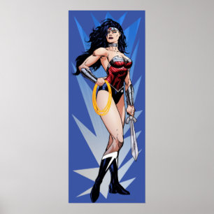 Wonder Woman & Sword Poster