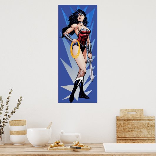 Wonder Woman & Sword Poster (Keuken)
