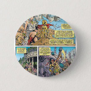 Wonder Woman Themyscira Ronde Button 5,7 Cm