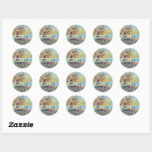Wonder Woman Themyscira Ronde Sticker (Vel)