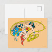 Wonder Woman Transform Briefkaart (Voorkant / Achterkant)