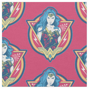 Wonder Woman Tri Color Graphic Stof