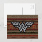 Wonder Woman Tribal Pattern Briefkaart (Voorkant / Achterkant)