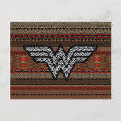 Wonder Woman Tribal Pattern Briefkaart (Voorkant)