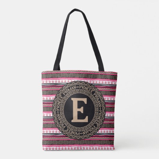 Wonder Woman Tribal Pattern Tote Bag (Achterkant)